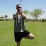 yoga golfer